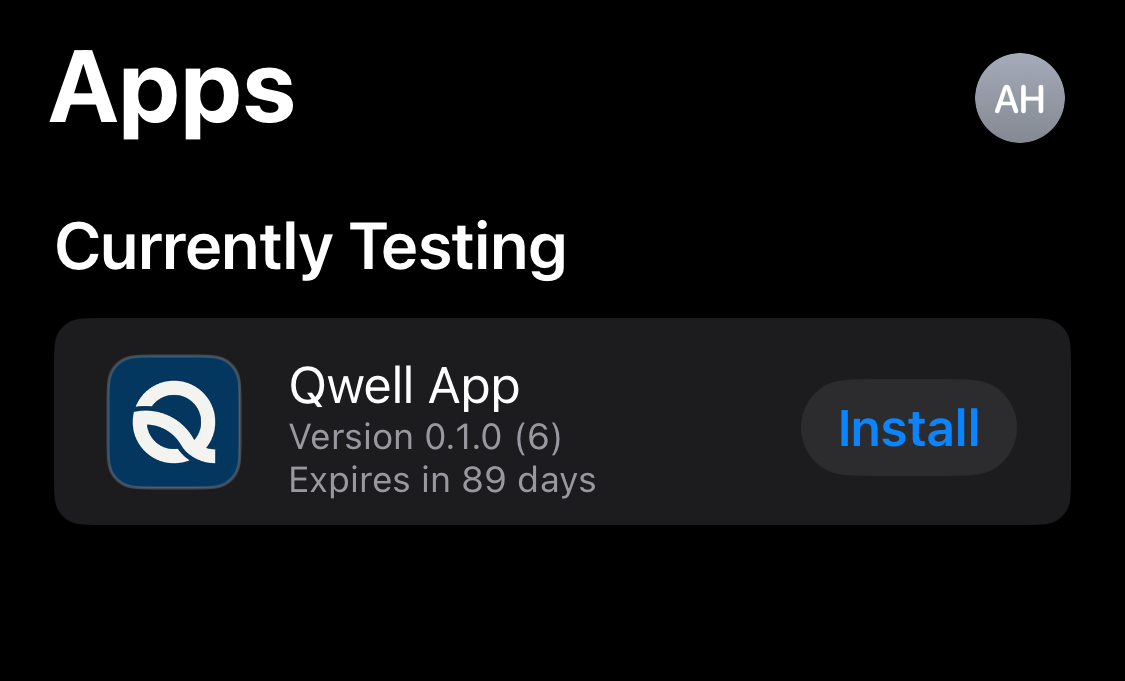 free Qwell headband testflight app for ADHD